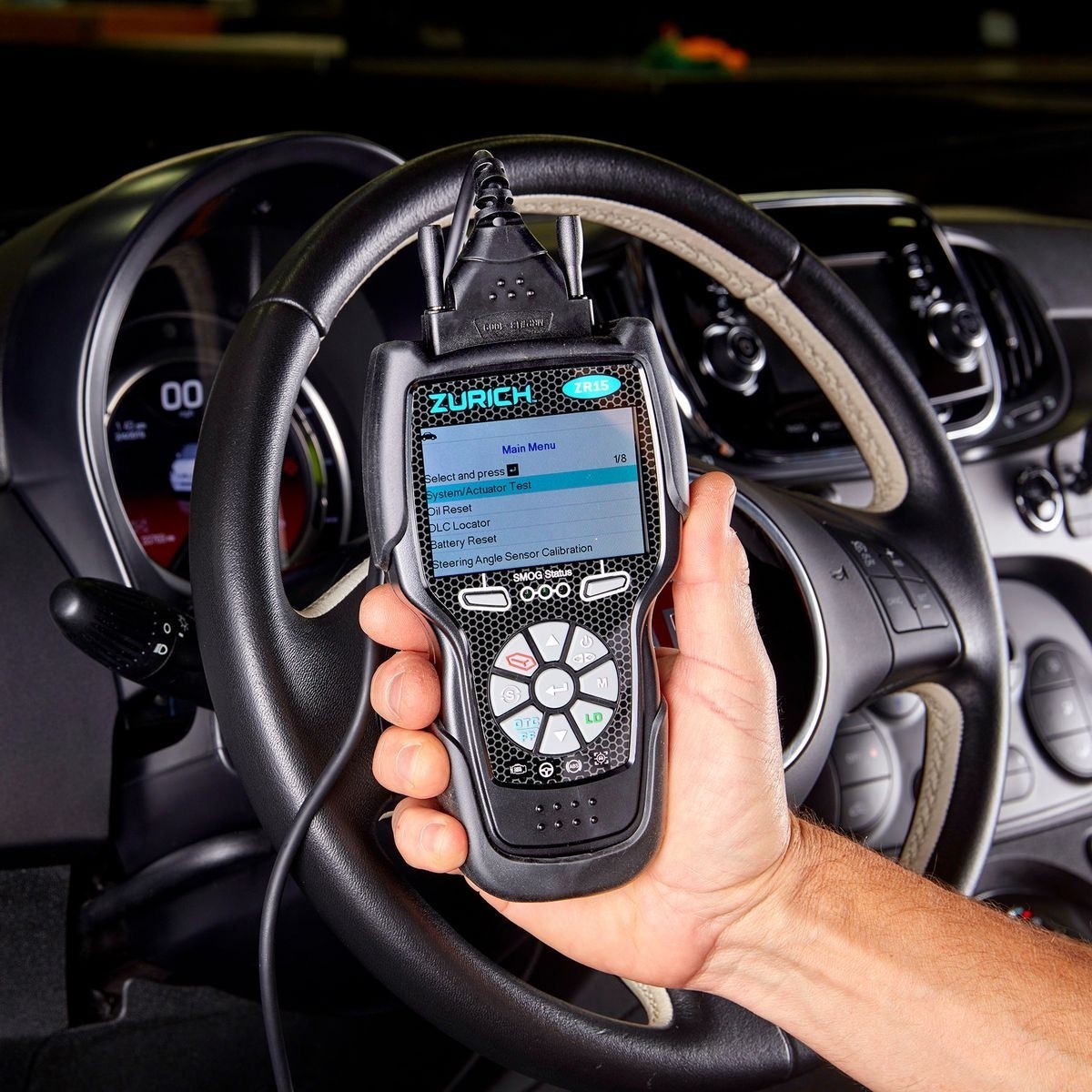 Zurich ZR15 OBD2 Code Reader With 3.5 In. Display And Active Test