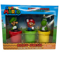 Super Mario 3-Piece Body Wash Gift Set w/ 3  Berry Mango Watermelon Scents - $16.66