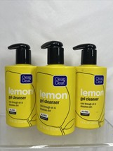 (3) CLEAN &amp; CLEAR Lemon Gel Cleanser Vitamin C Oil Free Face Wash Scrub ... - $14.24