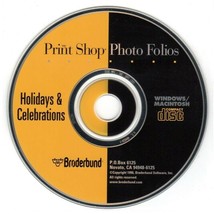 Print Shop Photo Folios: Holidays &amp; Celebrations CD Win/Mac - NEW CD in ... - $3.98