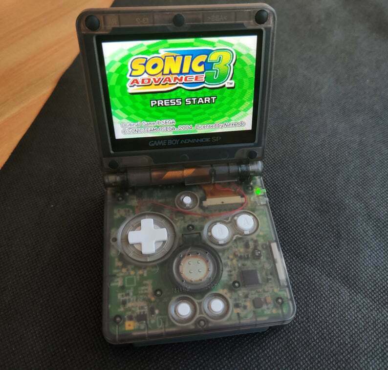 which colors for gba sp has brighter screen