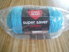 Red Heart Super Saver Jumbo Yarn, Turqua 14 oz. 744 yards - $12.72