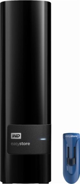 Black Sealed Easystore 8TB External USB 3.0 Hard Drive WD