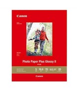 Canon PP-301 Photo Paper Plus Glossy II 8.5 x 11&quot;, 20 Sheets 1432C003 - $19.79