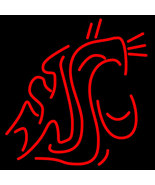 NCAA Washington State Cougars University Beer Bar Neon Sign 16&quot; x 14&quot; - $499.00