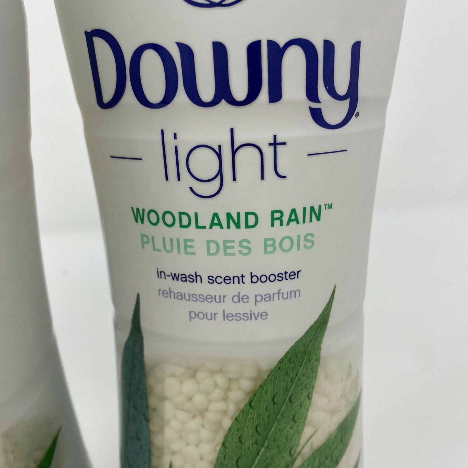 2 Downy Light Woodland Rain Scent Laundry Booster Beads 20.1 Oz Each 