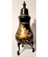 Vintage Dutch Pewter Samovar Tea Urn/Beverage Dispenser Hand Painted (18... - $85.00