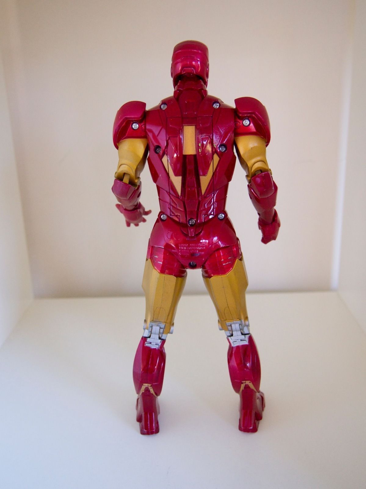 Iron Man 2010 Marvel Hasbro Action Figure Talks Lights Jointed Poseable ...