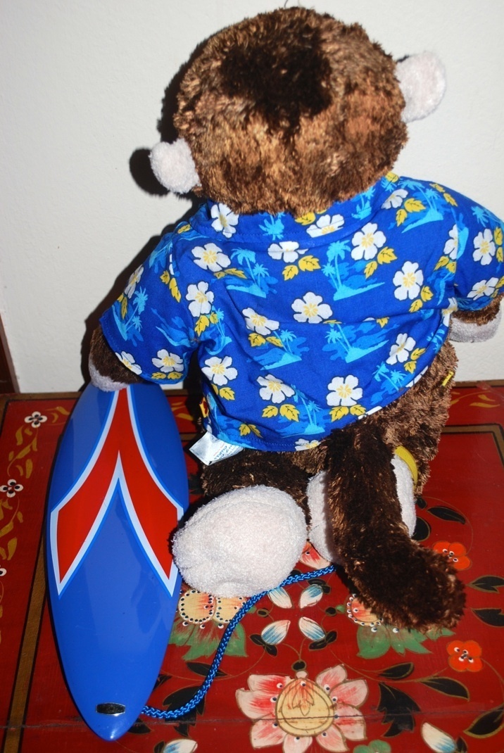 teddy bear hawaiian shirt