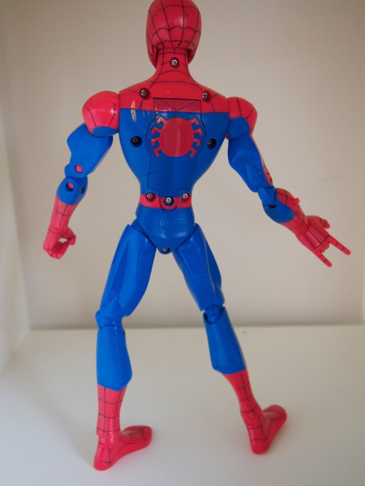 green spider man action figure