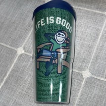 TERVIS 24 oz tumbler with lid “Life is good” Blue Green Fathers Day Coffee Tea - $10.50