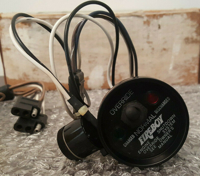 Vtg. Fireboy/Xintek Engine Shutdown/Override System Model Series II ES