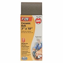 Shopsmith 12513 120 Grit Ceramic Sanding Belts (1 Pack), 3" x 18" - $12.80