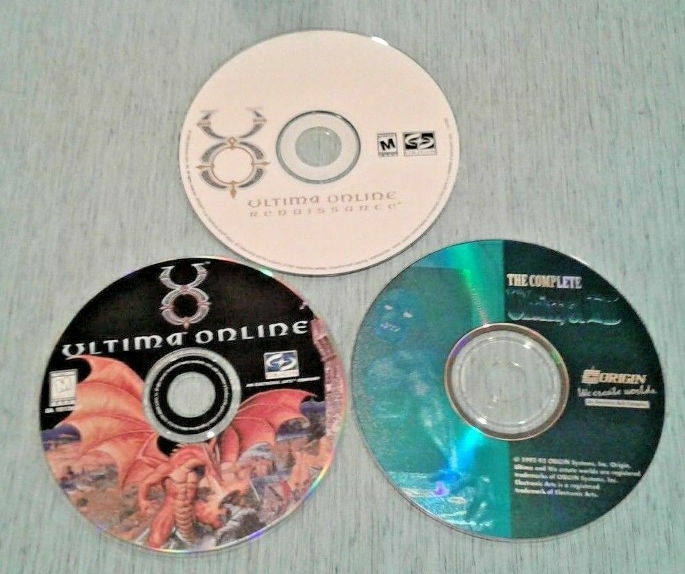Ultima PC Game Lot: Ultima Online, Ultima Online Renaissance, Ultima 7 ...
