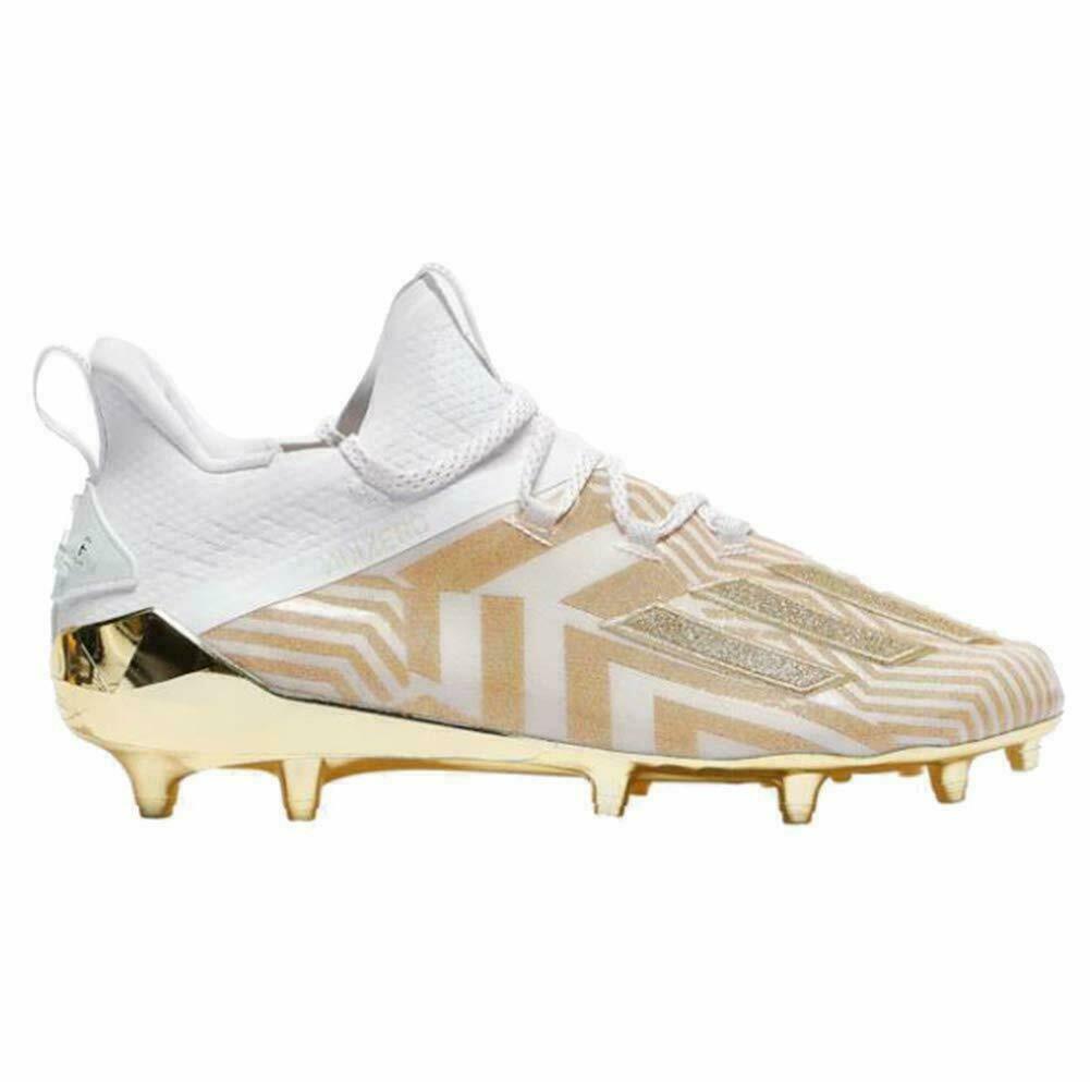 white gold football cleats