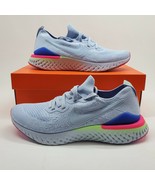 Nike Epic React Flyknit 2 Mens Sz 13 Hydrogen Blue Running Shoes BQ8928-... - $147.51