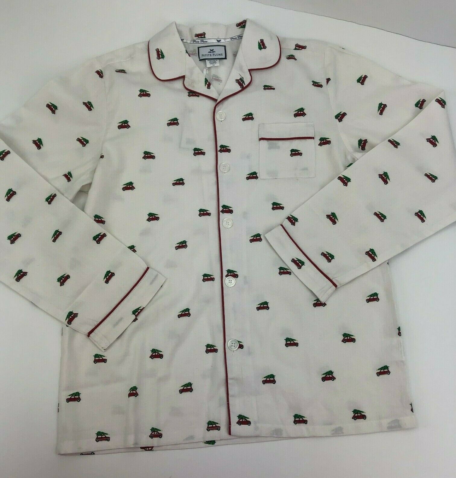 Petite Plume Journey Pajama Set 2 Piece Kids 14 Girls Boys Unisex NWD