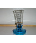 Etched Glass Hurricane Lamp / Candle Holder, Winter Scene - Can Be Used ... - $12.99