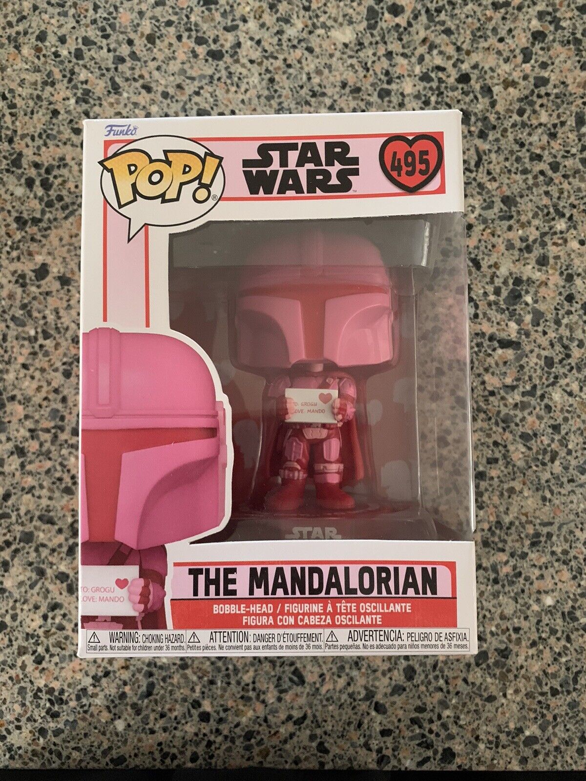 The Mandalorian Valentine Funko Pop Figure 495 Star Wars Din Djarin ...