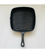 Cast Iron 9&quot; Square Grill Pan SKILLET  mse Pouring Lip - $13.10
