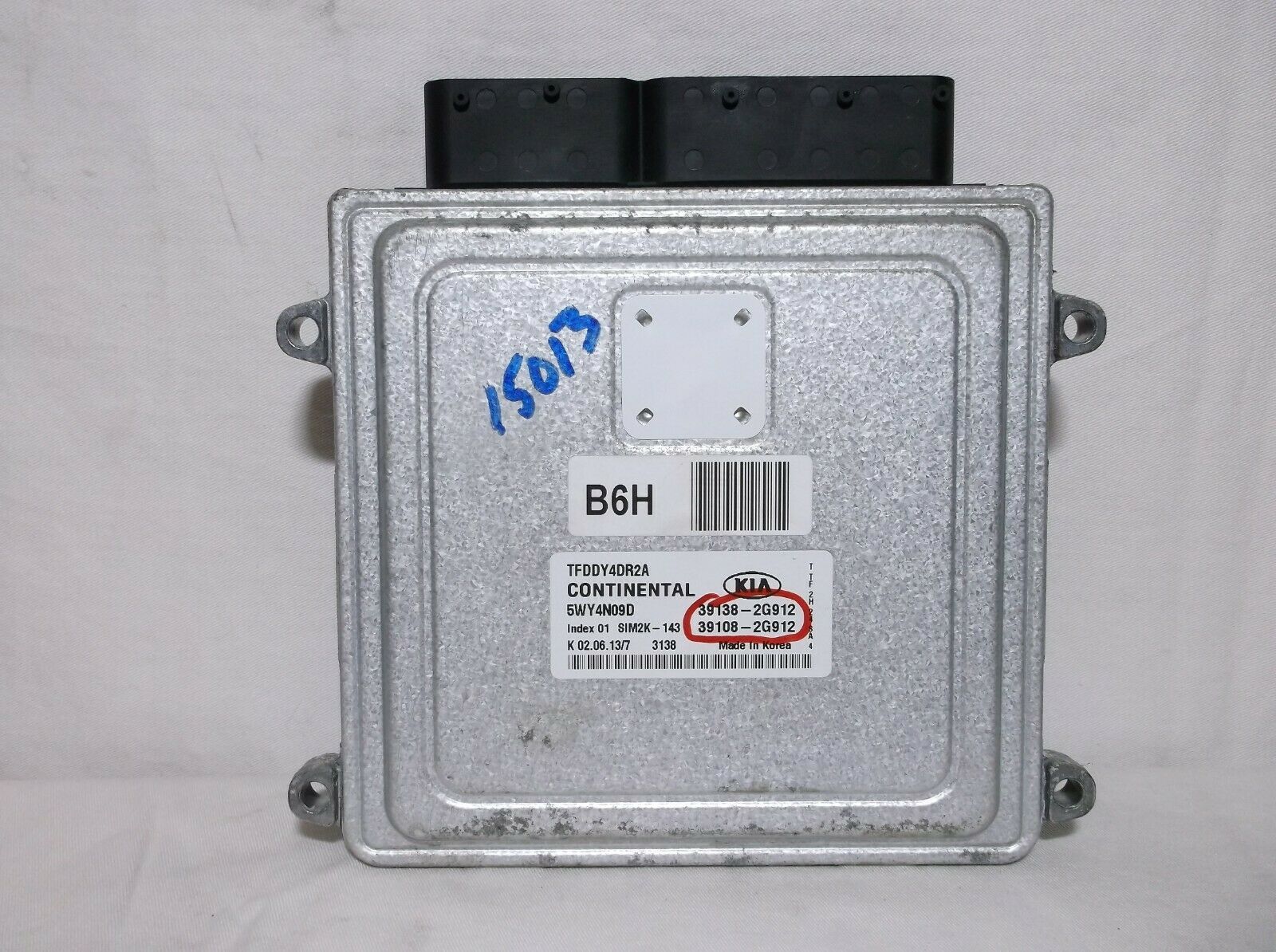 111213 KIA OPTIMA HYBRID/ 2.4L ENGINE CONTROL MODULE/ COMPUTER/ ECU