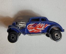 Vintage 1980s Diecast Toy Car Matchbox Toys Error White Heat '33 Willy's Hot Rod - $14.60