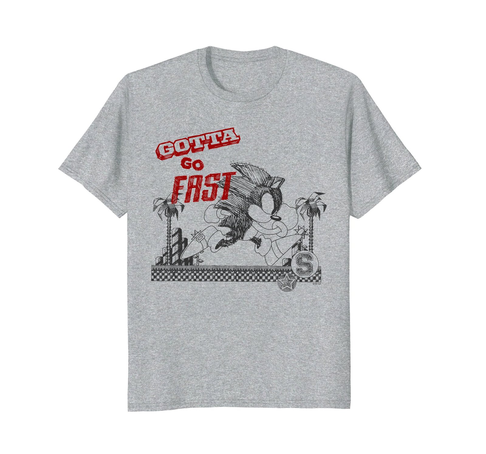 Sonic Gotta Go Fast T-shirt - T-Shirts, Tank Tops