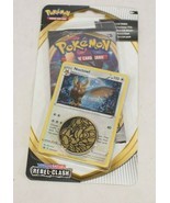 NEW Pokemon TCG Sword &amp; Shield Rebel Clash Booster Pack, Promo Card, Coin - £13.19 GBP