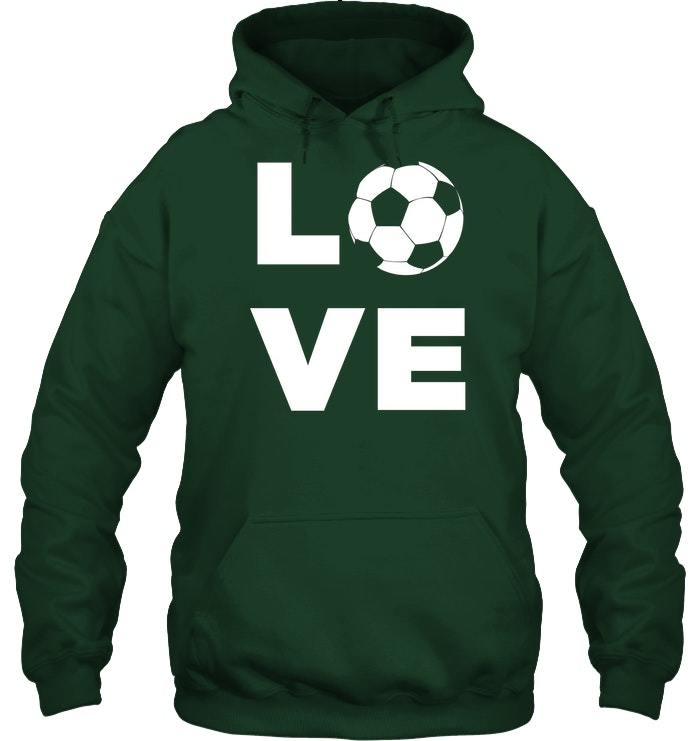 Love Soccer Hoodie Cool boys girl youth live cheap gift tee - Hoodies ...