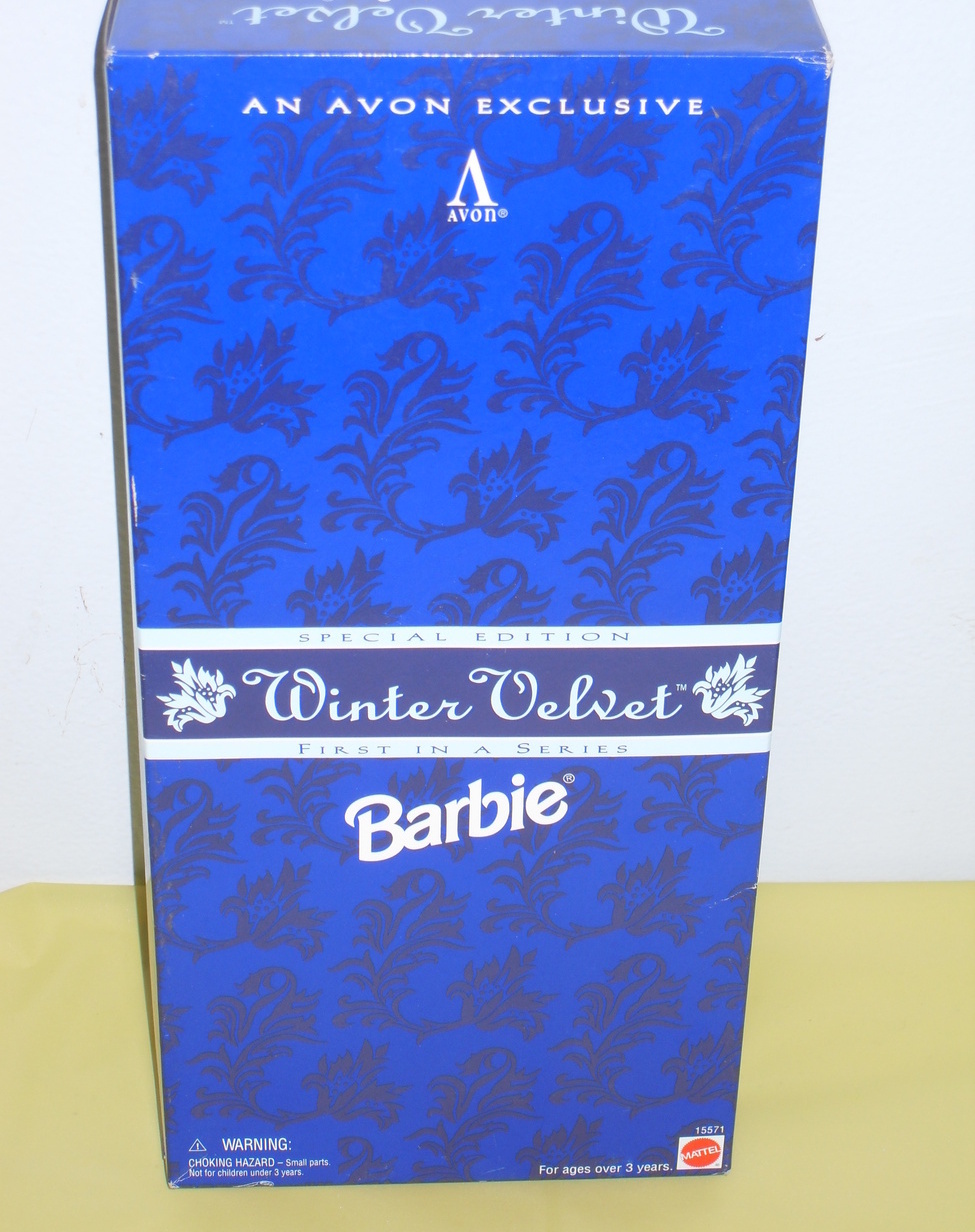 avon exclusive winter velvet barbie value