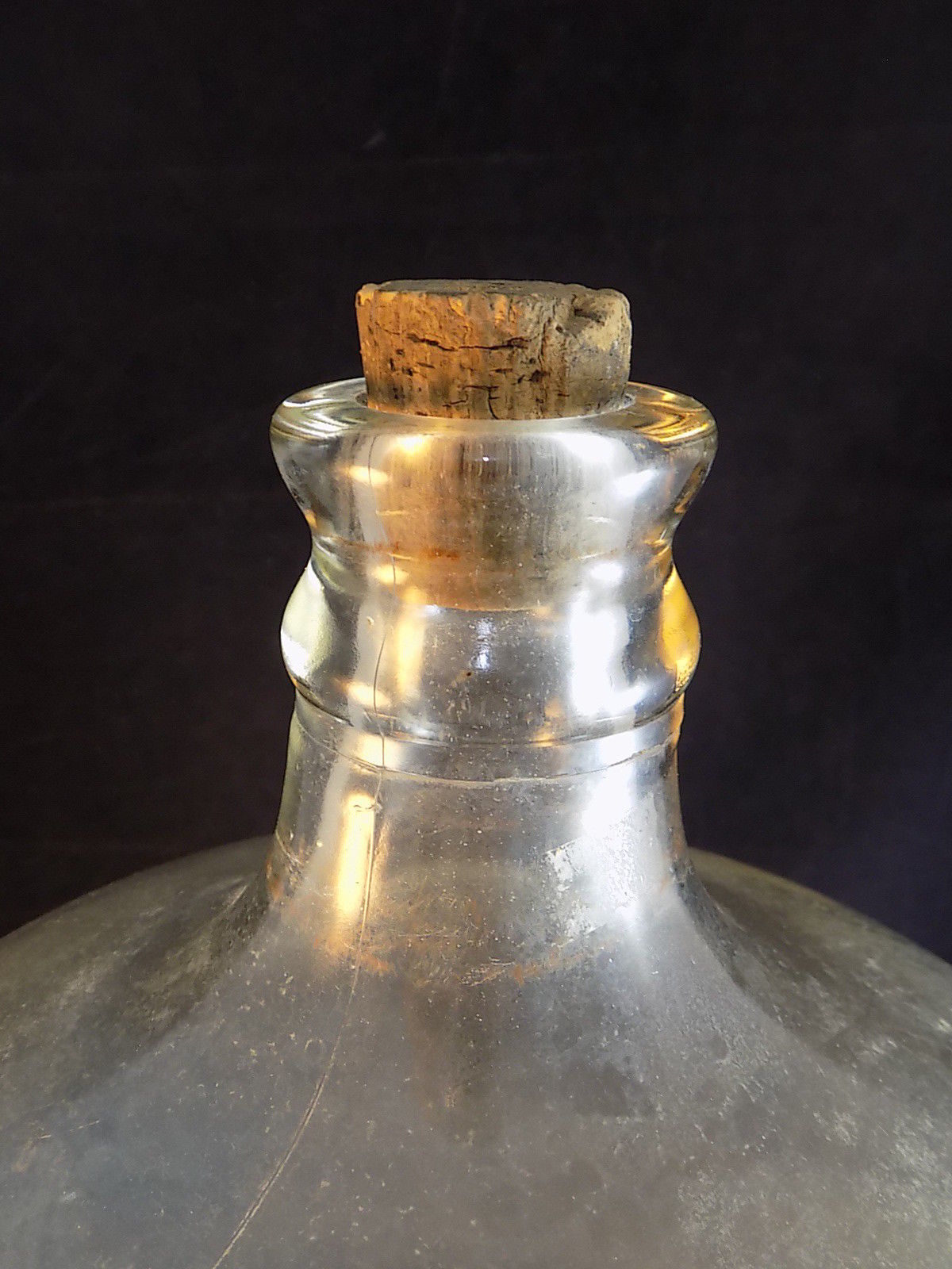 Vintage Large Glass 5250 Carboy Demijohn Wine Beer Making Embossed