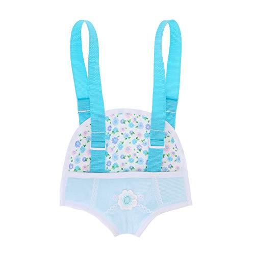Doll Carrier for 12 Inch Baby to 16 Inch Dolls Soft Blue Front Carrier with Stra Baby Dolls