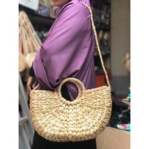 Water hyacinth handmade bag - Handmade woven bag - $19.00