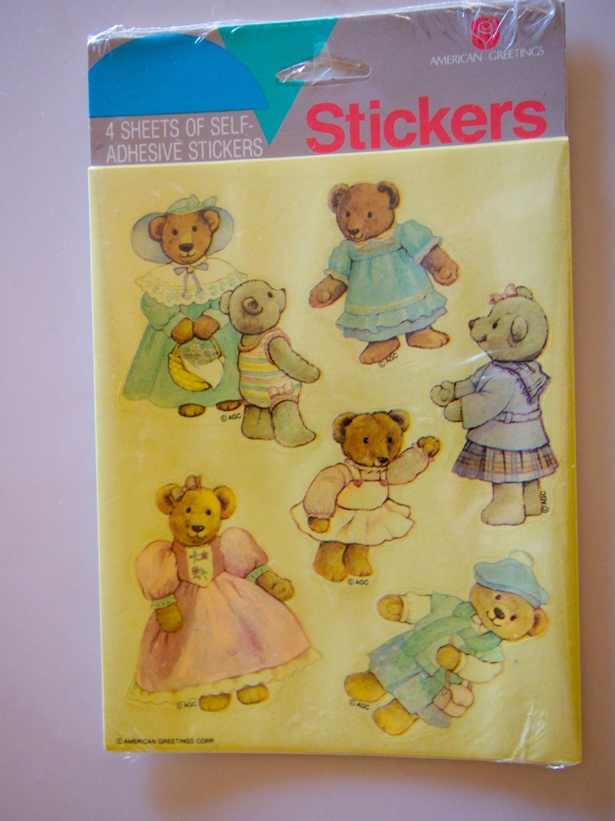 Vintage Strawberry Shortcake Puffy Stickers American Greetings 1982 Sealed NIP