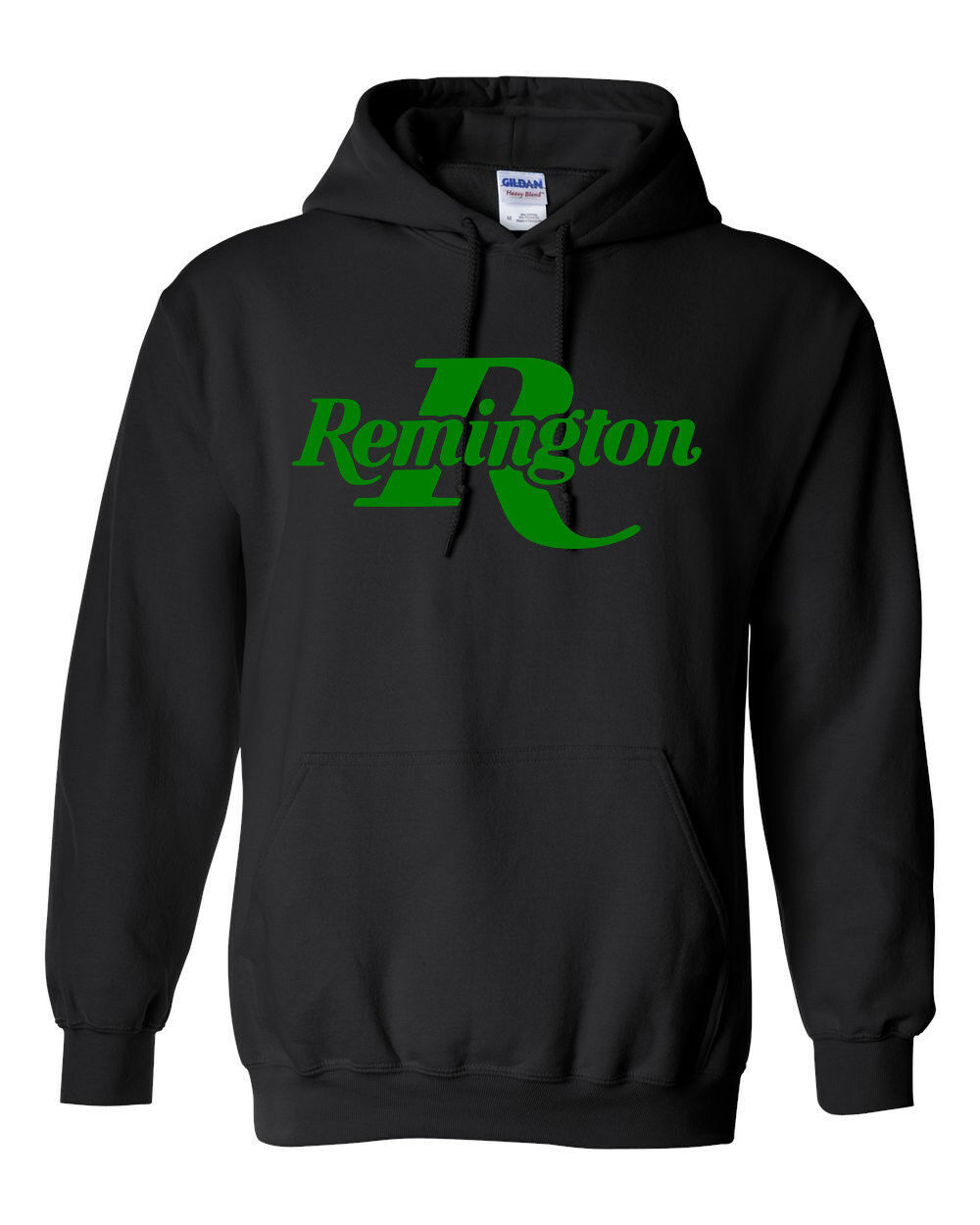 Remington Green Logo Hoodie Sweatshirt Pro Gun Brand 2nd Amendment