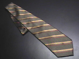 Jos A Bank Signature Collection Neck Tie Greens Golds Made in Italy - $13.99