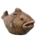 Ally Earthenware Fish-Shaped Handicraft  Art Piggy Bank - $34.00