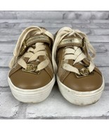 Michael Kors Girls Cali Neva-T Fabric Logo Sneakers Shoes Size 5 - $22.26