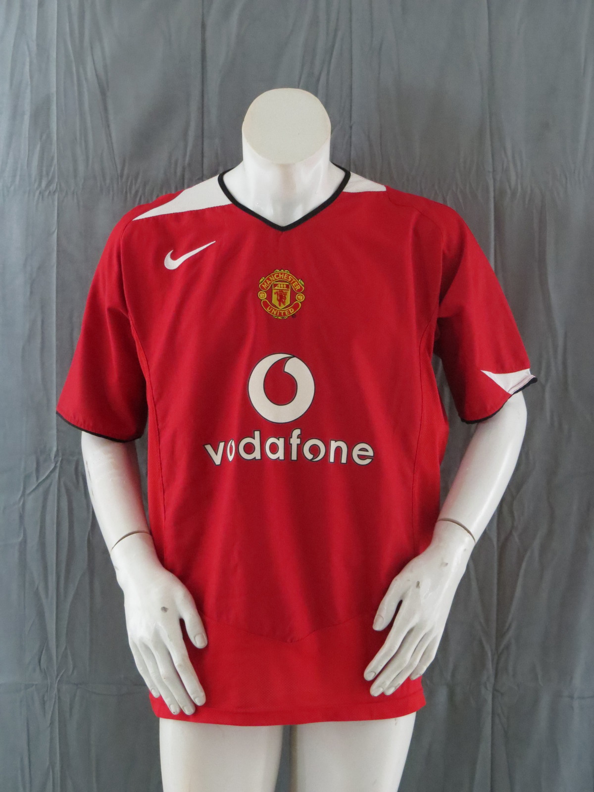 2003-2004 Nike Manchester United Cristiano Ronaldo Jersey Shirt Kit Third  White