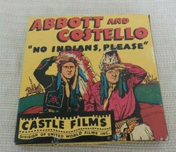 Vtg Abbott &amp; Costello 8mm Castle films &quot;No Indians Please&quot; No. 808 in or... - £8.96 GBP
