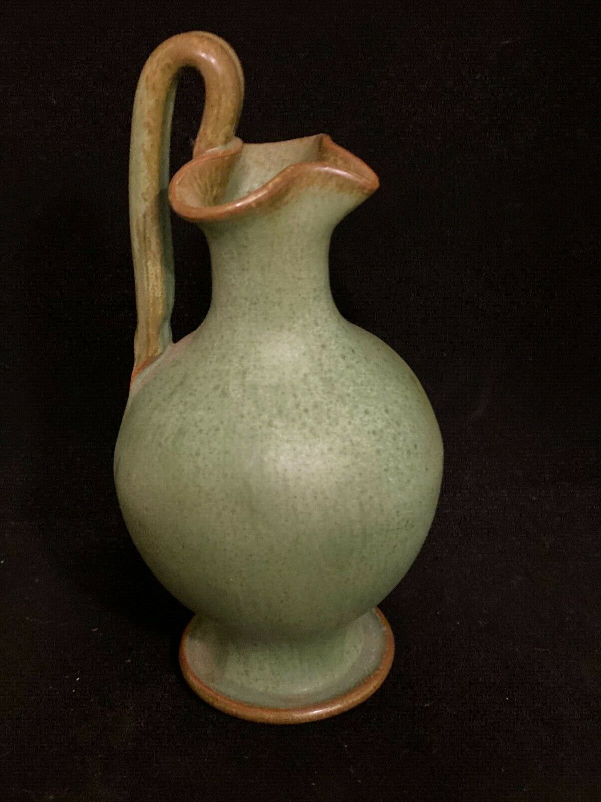 AR Cole North Carolina Art Pottery Rebecca 6 1/2 inch matte green