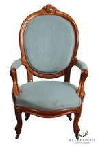 Victorian Walnut Antique Armchair - $465.00