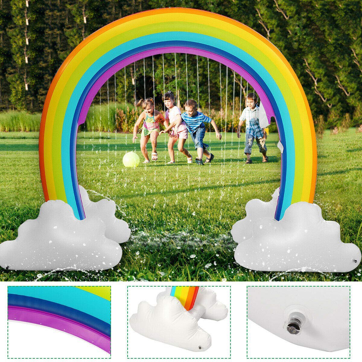 kids rainbow sprinkler