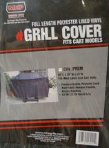 MHP CV4PREM Full Length Polyester Lined Vinyl Grill Cover Color Black image 6