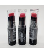3X Wet n Wild Megalast Lipstick 966 Don&#39;t Blink Pink New Sealed - $14.99