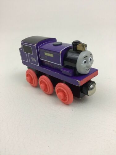 Charlie Thomas & Friends Train Engine Wooden Railway Purple Learning ...