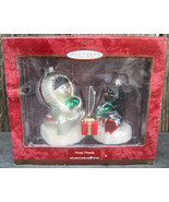 NEW 2000 Blown Glass Hallmark Keepsake Ornament - Frosty Friends - $24.00