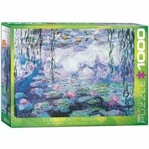 Monet Waterlilies Jigsaw Puzzles Adult Kids DIY Gift 1000 Piece Eurograp... - $27.75