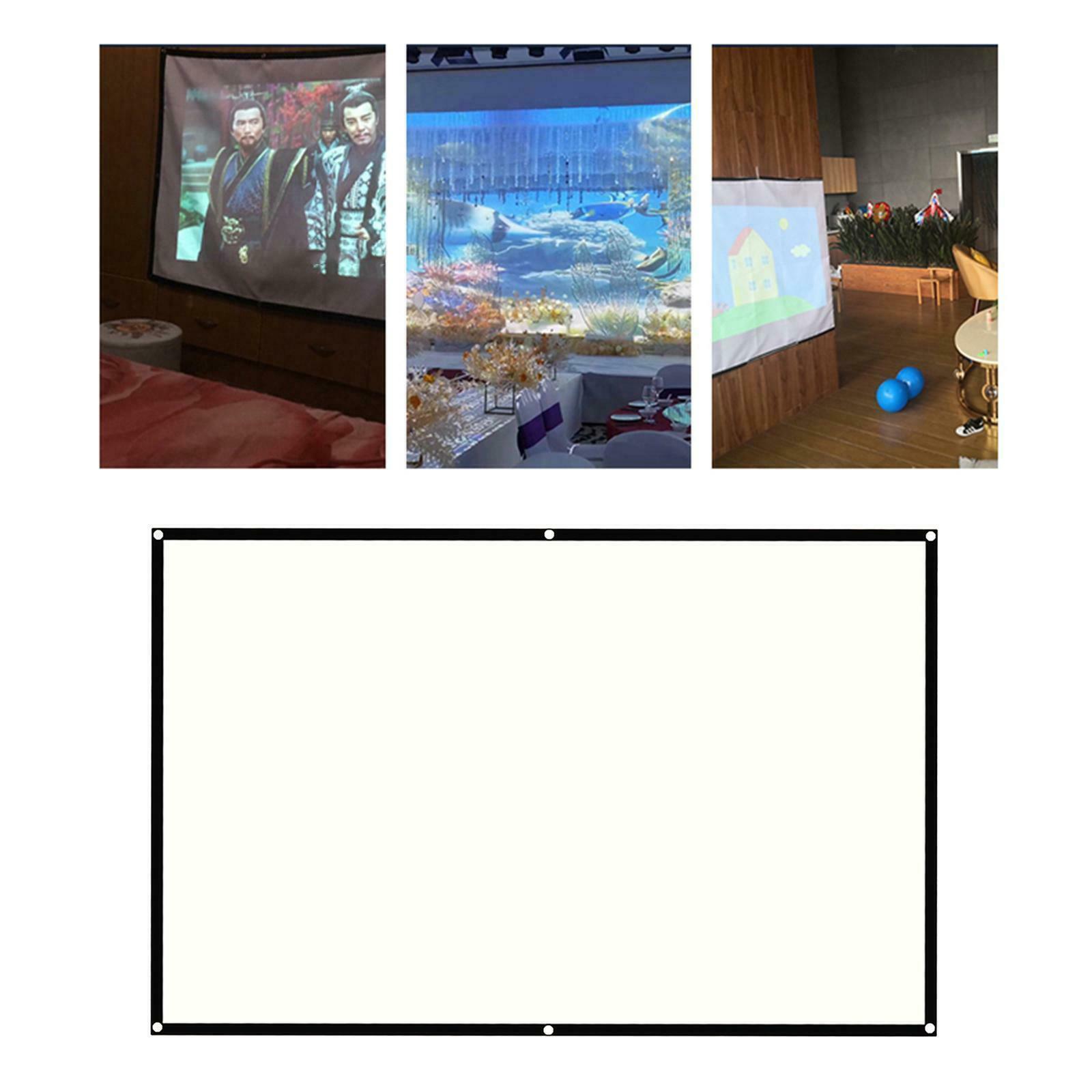 Primary image for 100" Foldable Projection Screen 16:9 HD 4K Home Theater Cinema Movie Projection