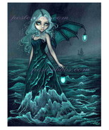 Jasmine Becket-Griffith, &quot;SEA BEACON&quot; 13 x 10 inch Fine Art Giclee Print - $14.95